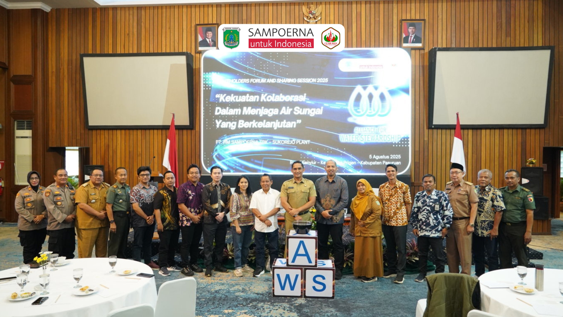 Stakeholders Forum and Sharing Session Alliance for Water Stewardship (AWS) 2025: “Kekuatan Kolaborasi Dalam Menjaga Air Sungai yang Berkelanjutan”